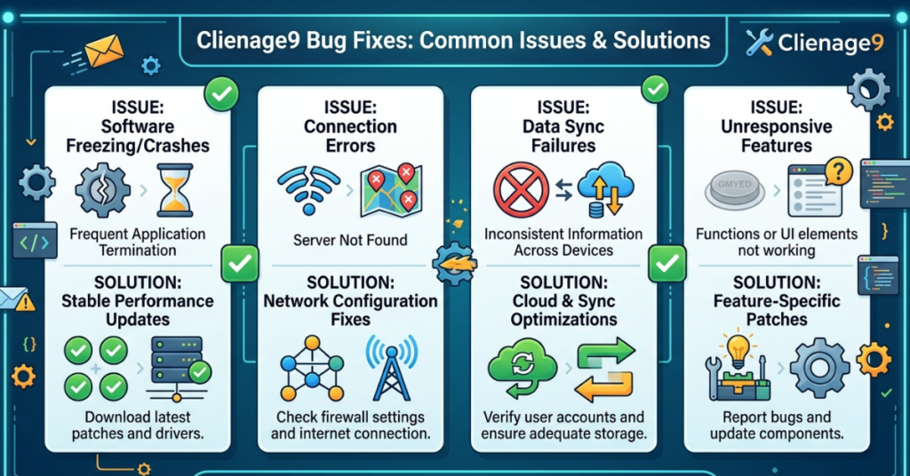 Clienage9 Bug Fixes: Common Issues & Solutions